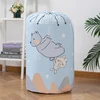 Reusable PEVA Drawstring Garment Storage Bag Print 7 color SKU reference