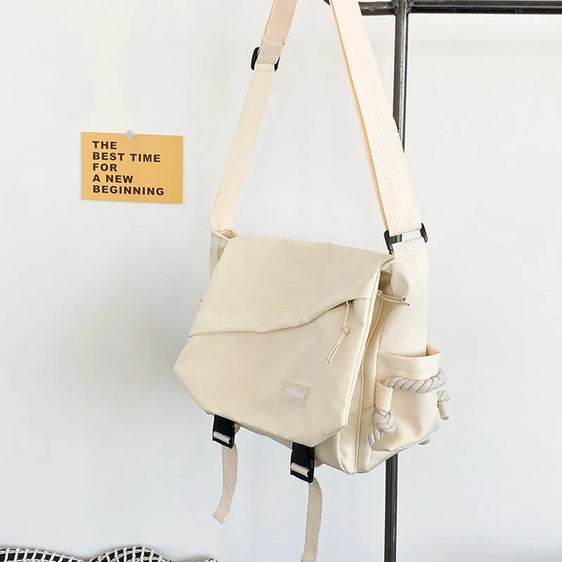 Multi-Layer Square Crossbody Bag White color SKU reference