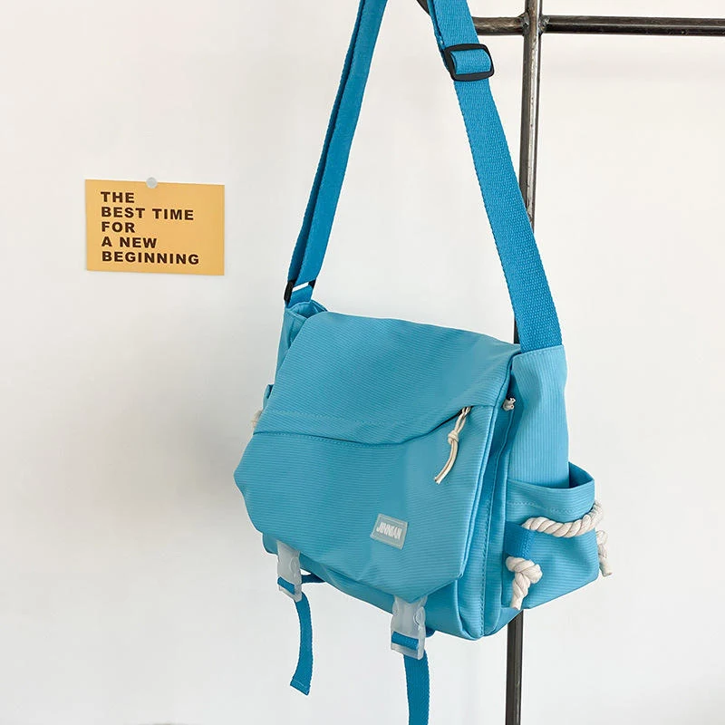Multi-Layer Square Crossbody Bag Blue color SKU reference