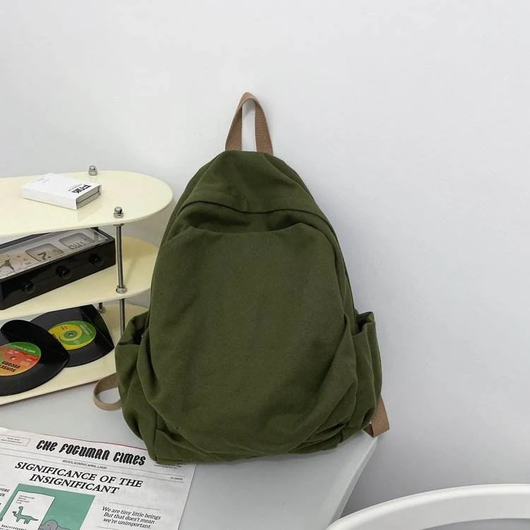 Multi-Layer School Backpack with Two Side Pockets product reference image