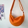 Dumpling-Shape Polyester Crossbody Bag in Six Colors Orange color SKU reference