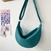 Dumpling-Shape Polyester Crossbody Bag in Six Colors Blue color SKU reference