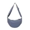 Lightweight Nylon Half-Moon Crossbody Bag Deep blue color SKU reference