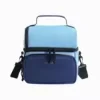 Double-Layer Oxford Insulated Lunch Bag Blue color SKU reference