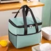 Oxford Insulated Lunch Cooler Bag for Work and Picnics Green color SKU reference