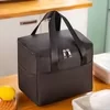Oxford Insulated Lunch Cooler Bag for Work and Picnics Black color SKU reference