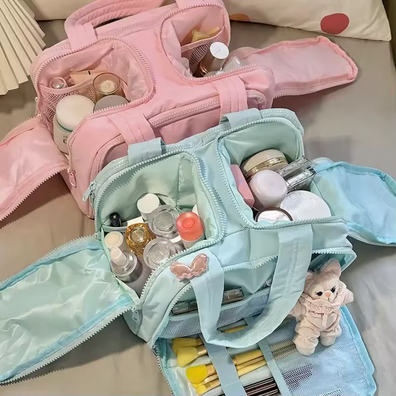 Large Oxford Travel Makeup Organizer with Compartments product reference image