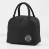 Oxford Insulated Lunch Cooler Bag with Shoulder Strap Black color SKU reference