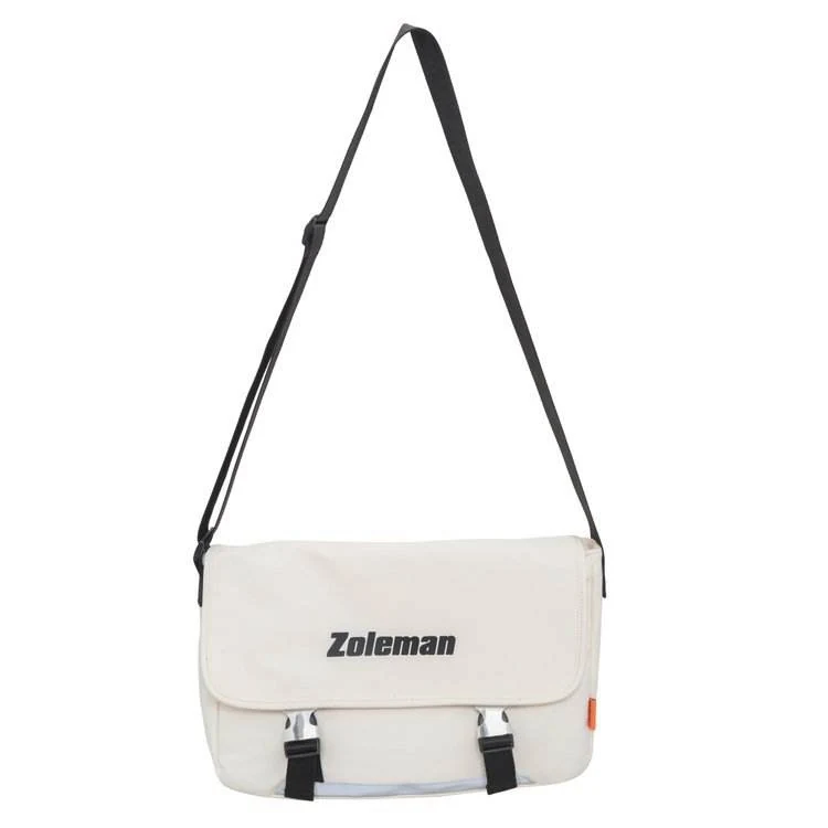 Reflective Outdoor and Travel Sling Messenger Bag White color SKU reference
