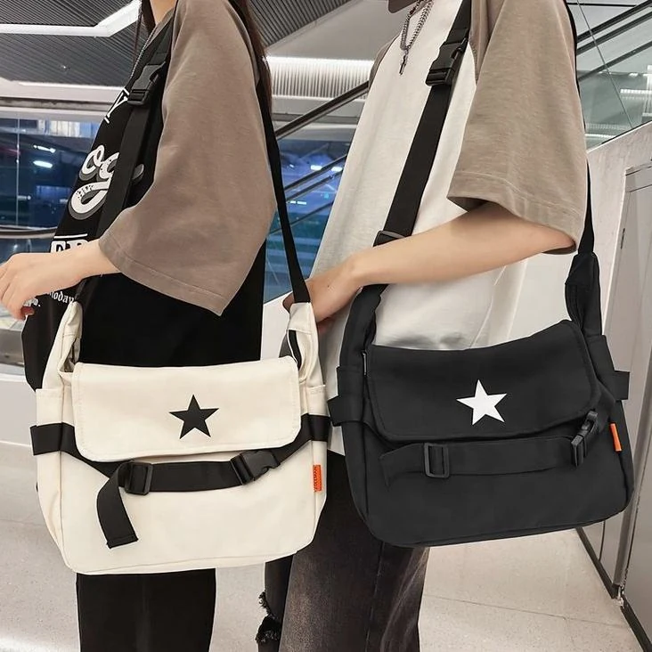 Nylon Outdoor and Travel Messenger Sling Bag product reference image