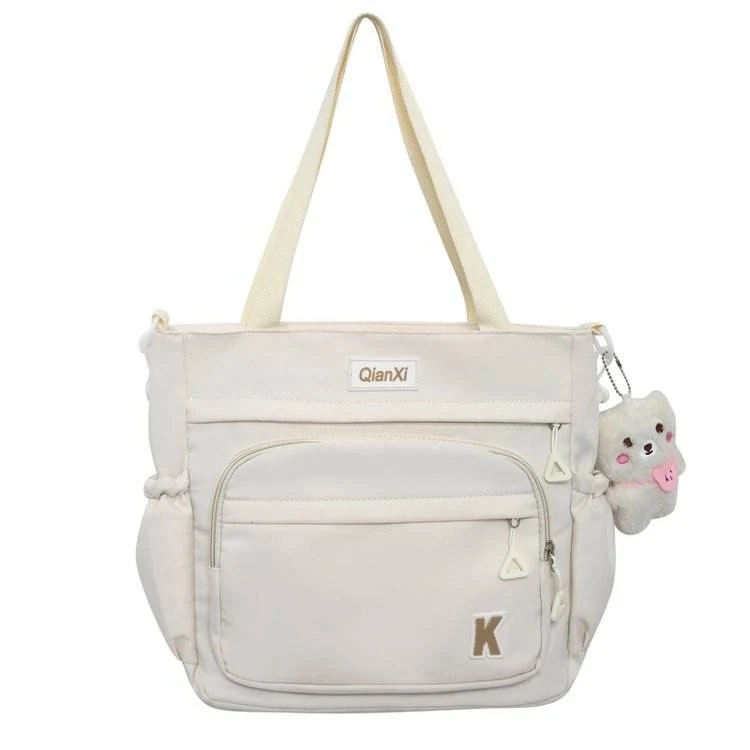 Two-Style School Backpack Set with Five Color Options White · Style 2 SKU overview reference