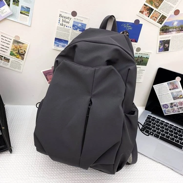 Nylon Casual Outdoor and Travel Backpack with Four Colors Gray color SKU reference