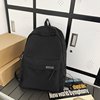 Lightweight Nylon School & Travel Backpack Black color SKU reference