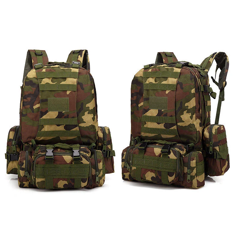 35 L Tactical Backpack and Waist Pack Combination Variant 4 color SKU reference