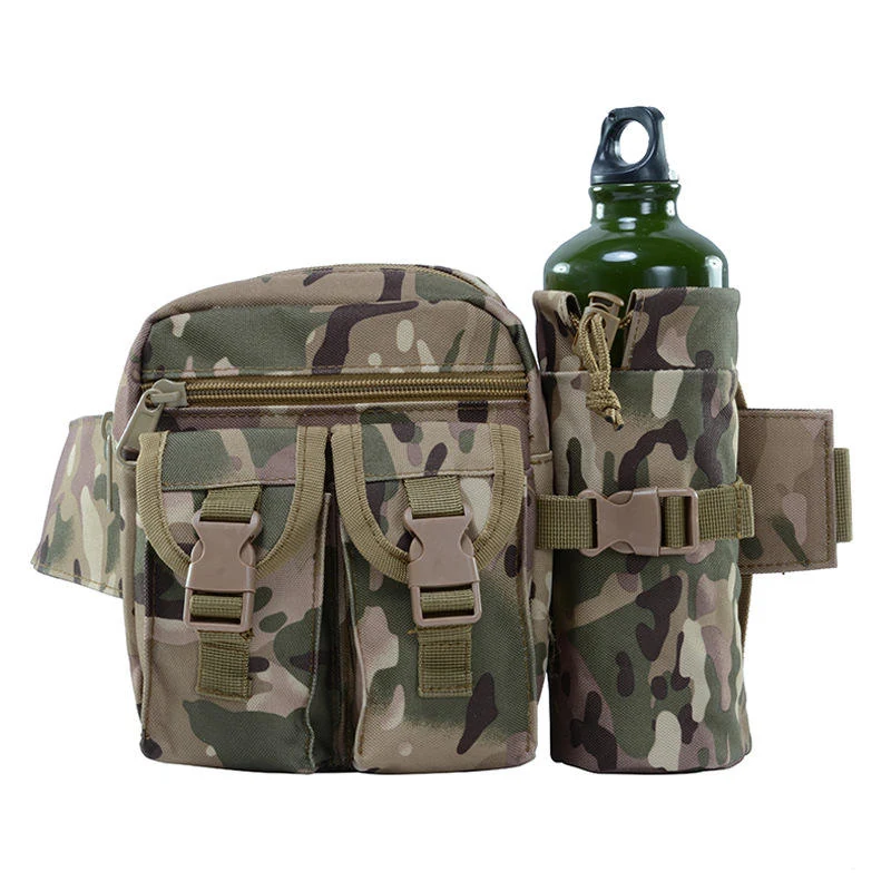 Tactical Water Bottle Waist Pouch with Eight Variant References Variant 2 color SKU reference