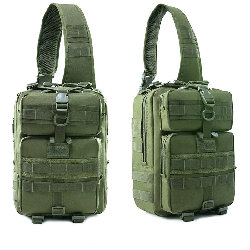 MOLLE Tactical Chest Bag in Three Colors Green color SKU reference