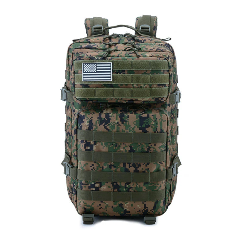 45 L MOLLE Tactical Backpack with Fifteen Variant References Variant 4 color SKU reference