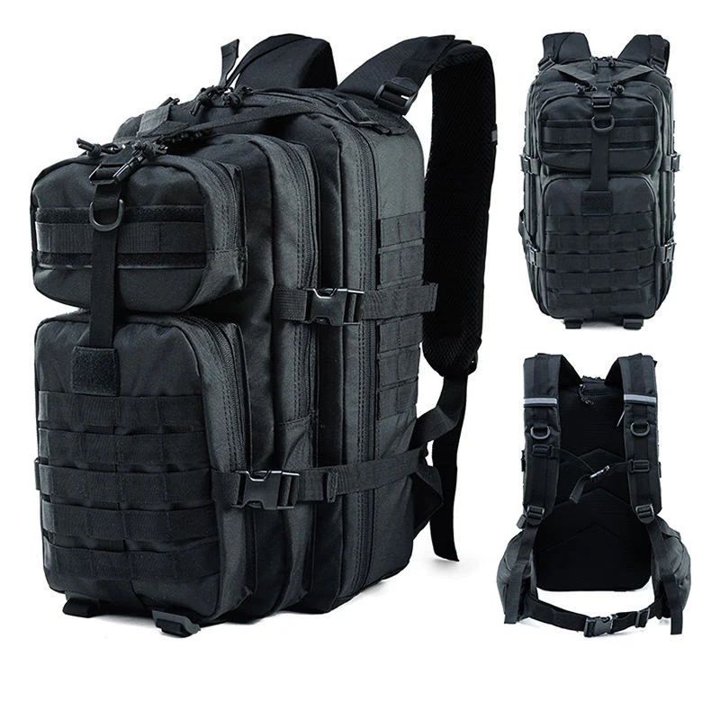 37 L MOLLE Tactical Backpack in Three Colors Black color SKU reference