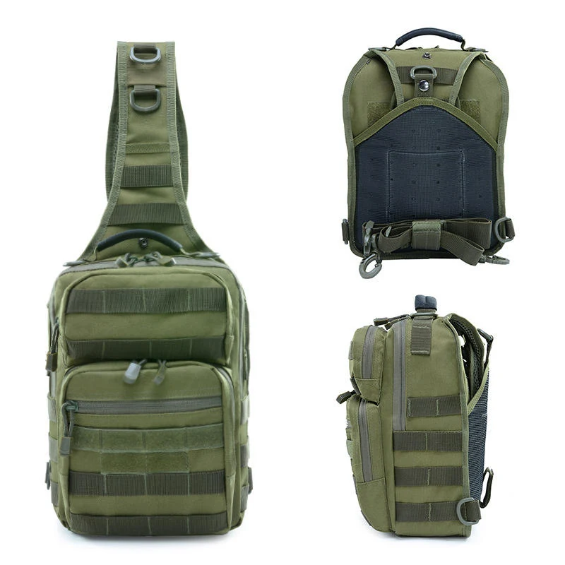 Lightweight Tactical Chest and Crossbody Bag in Four Colors Green color SKU reference