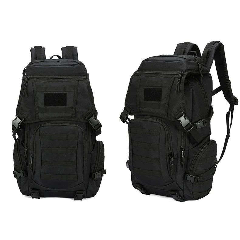 50 L Tactical Hiking Backpack in Four Colors Black color SKU reference
