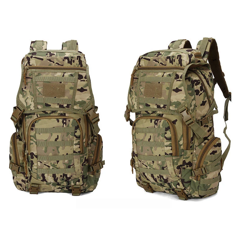 50 L Tactical Hiking Backpack in Four Colors Green color SKU reference