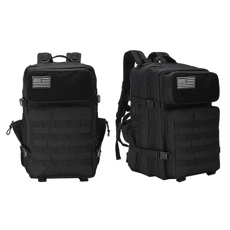 45 L MOLLE Tactical Backpack in Six Colors Black color SKU reference