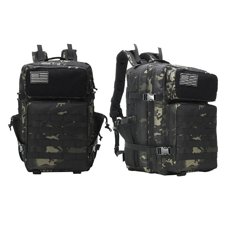 45 L MOLLE Tactical Backpack in Six Colors Grey color SKU reference