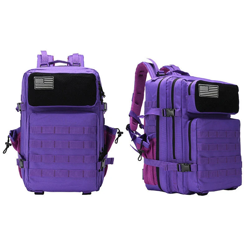 45 L MOLLE Tactical Backpack in Six Colors Purple color SKU reference