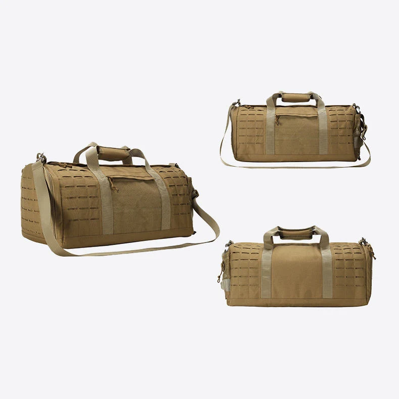 Oxford Tactical Travel Duffel in Three Colors Dark khaki color SKU reference