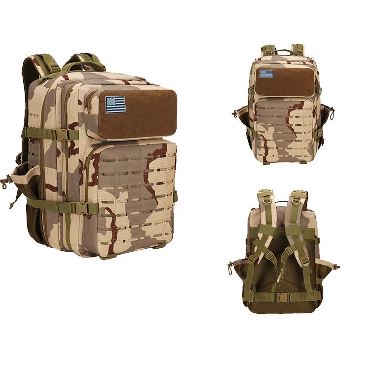 45 L MOLLE Tactical Backpack with Nine Variant References Variant 7 color SKU reference