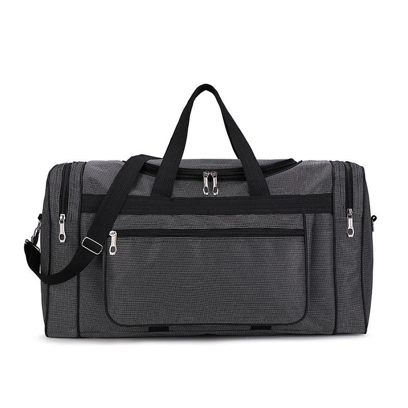 Foldable Oxford Yoga and Travel Duffel in Dark Grey Dark grey color SKU reference
