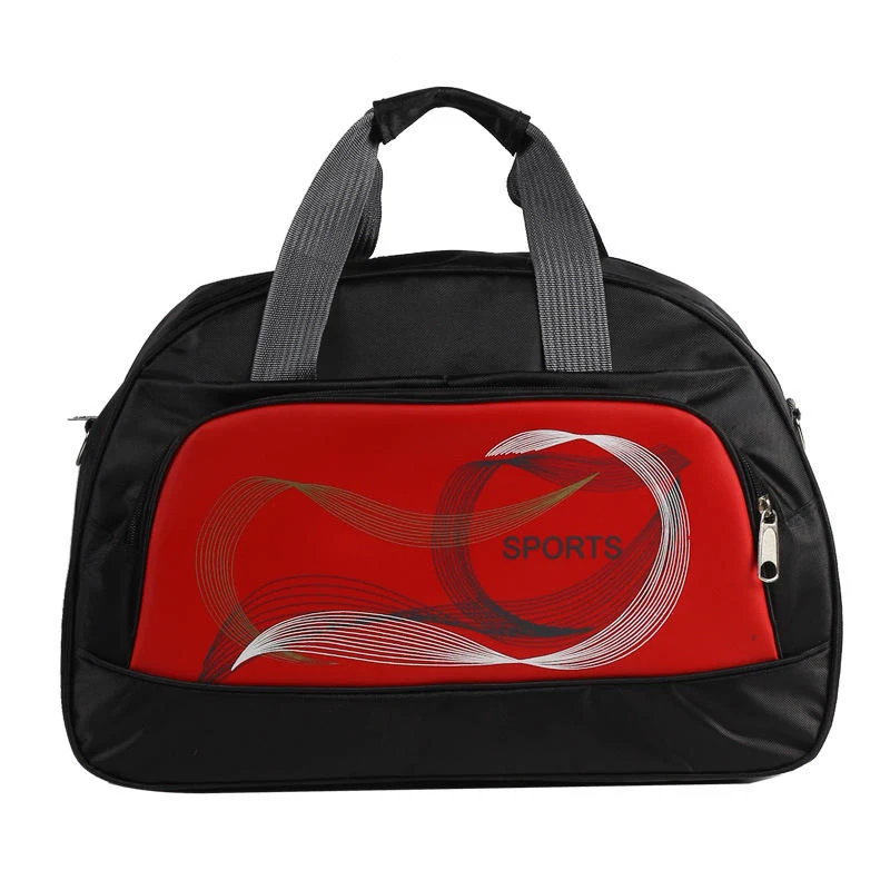Lightweight Oxford Travel Duffel in Four Colors Burgundy color SKU reference