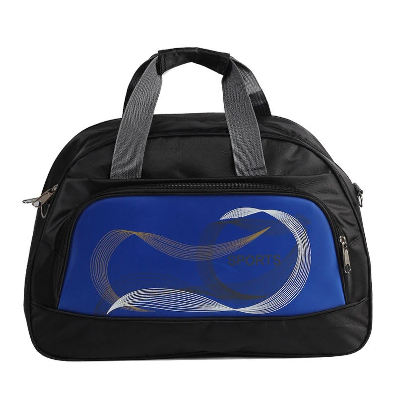 Lightweight Oxford Travel Duffel in Four Colors Sky blue color SKU reference