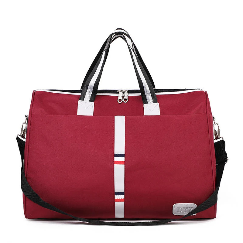 Canvas Yoga & Travel Duffel in Four Colors Red color SKU reference