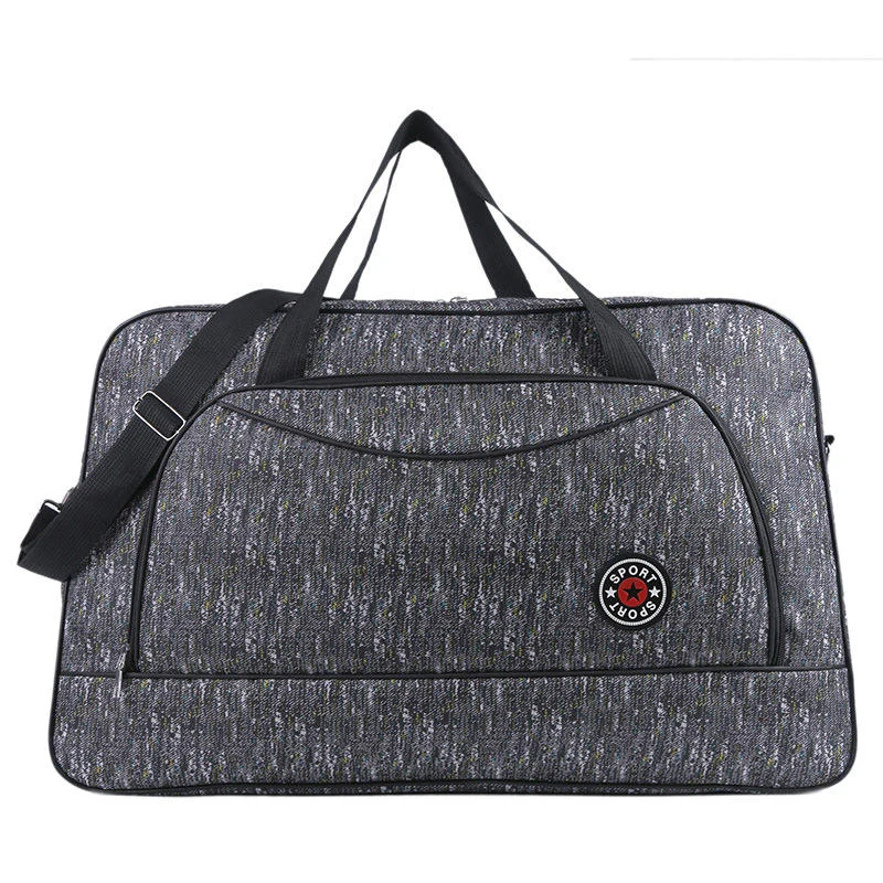 Canvas Yoga & Travel Duffel in Three Colors Grey color SKU reference