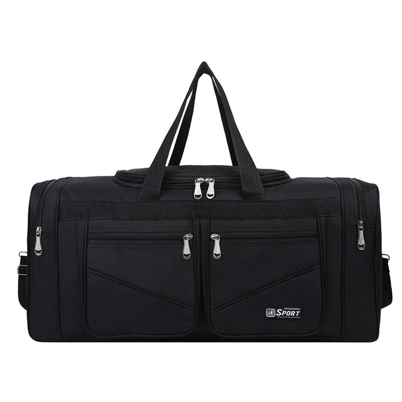 Foldable Oxford Cloth Travel Duffel in Four Colors Black · reference 1 color SKU reference