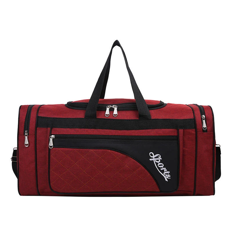 Foldable Oxford Cloth Travel Duffel in Four Colors Burgundy · reference 2 color SKU reference