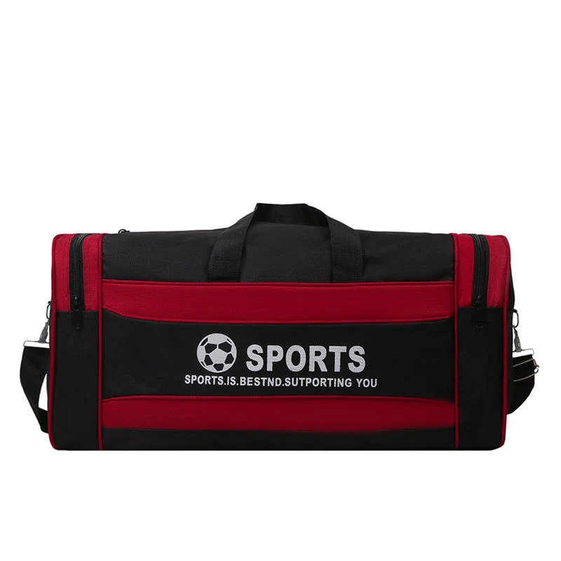 Foldable Nylon Yoga, Gym & Travel Duffel Red color SKU reference