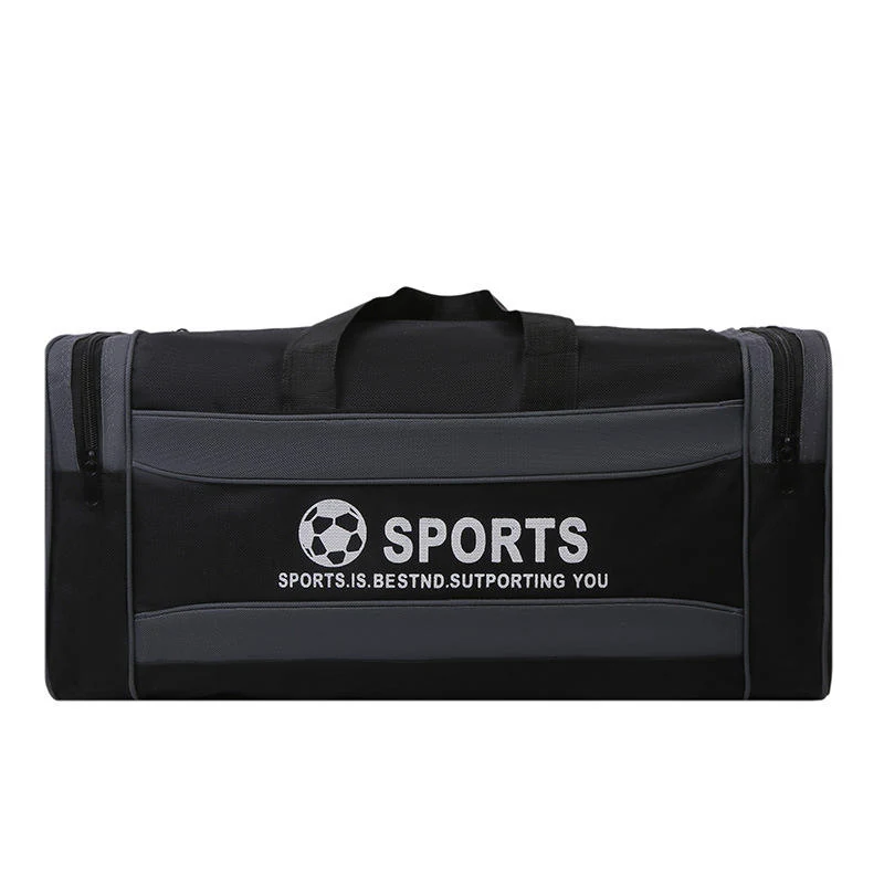 Foldable Nylon Yoga, Gym & Travel Duffel Dark grey color SKU reference