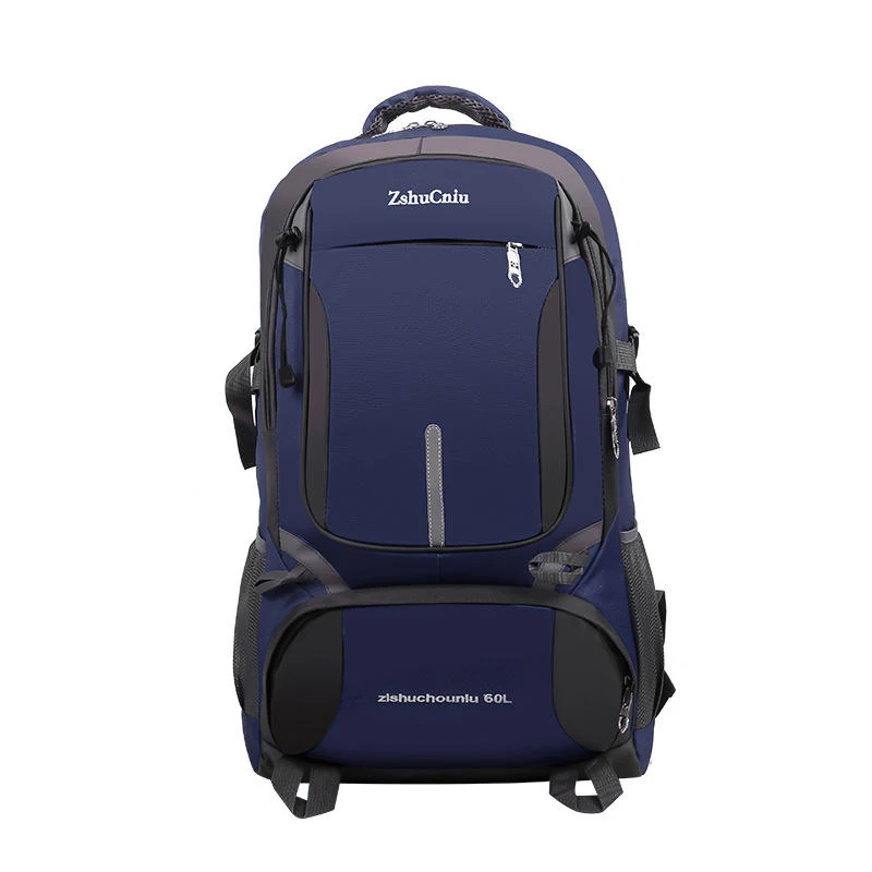 Multi-Size Oxford Cloth Outdoor Travel Backpack Deep blue color SKU reference