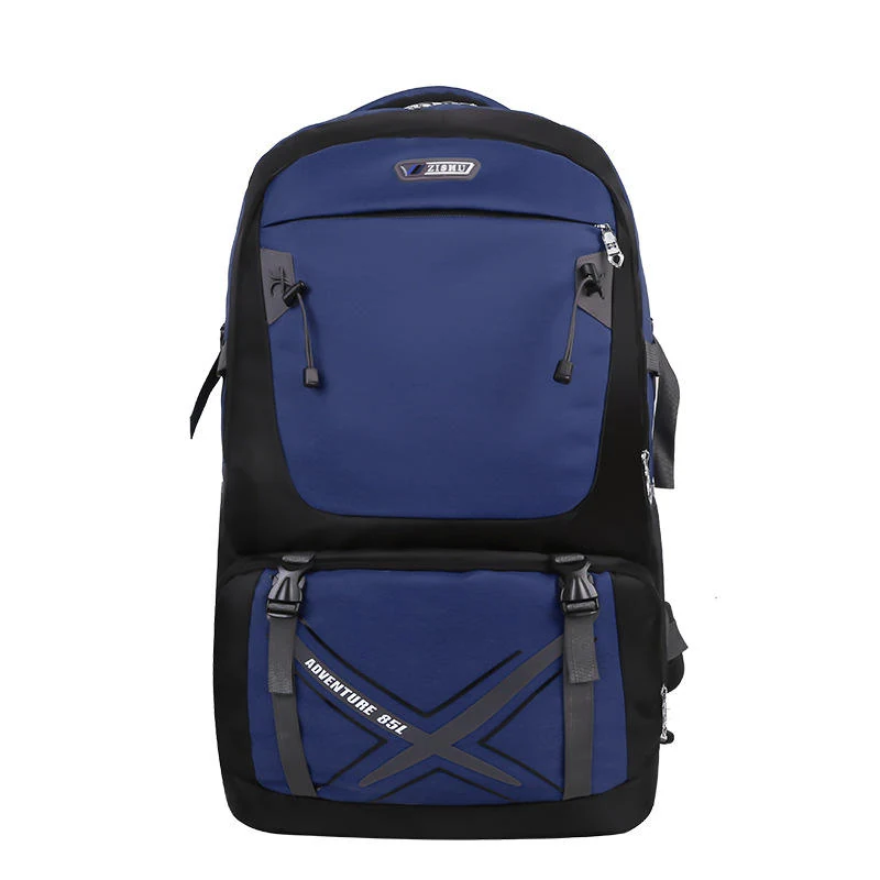 Large Oxford Cloth Hiking & Travel Backpack Deep blue color SKU reference