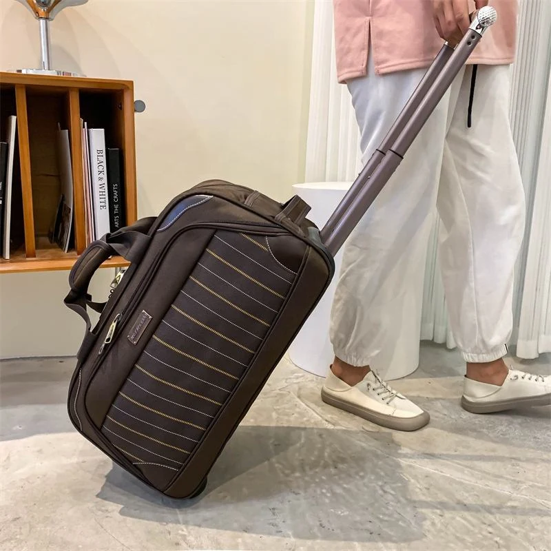 Foldable Oxford Cloth Trolley Travel Organizer product reference image