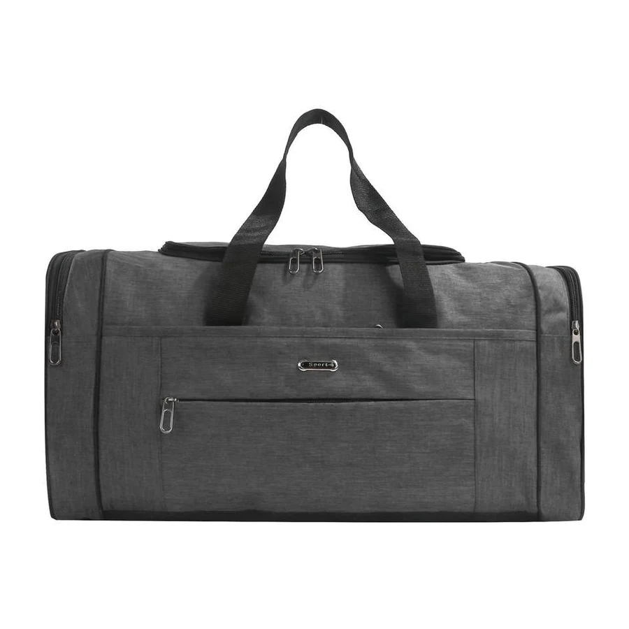 Multi-Size Oxford Cloth Yoga, Gym & Travel Duffel Dark grey color SKU reference