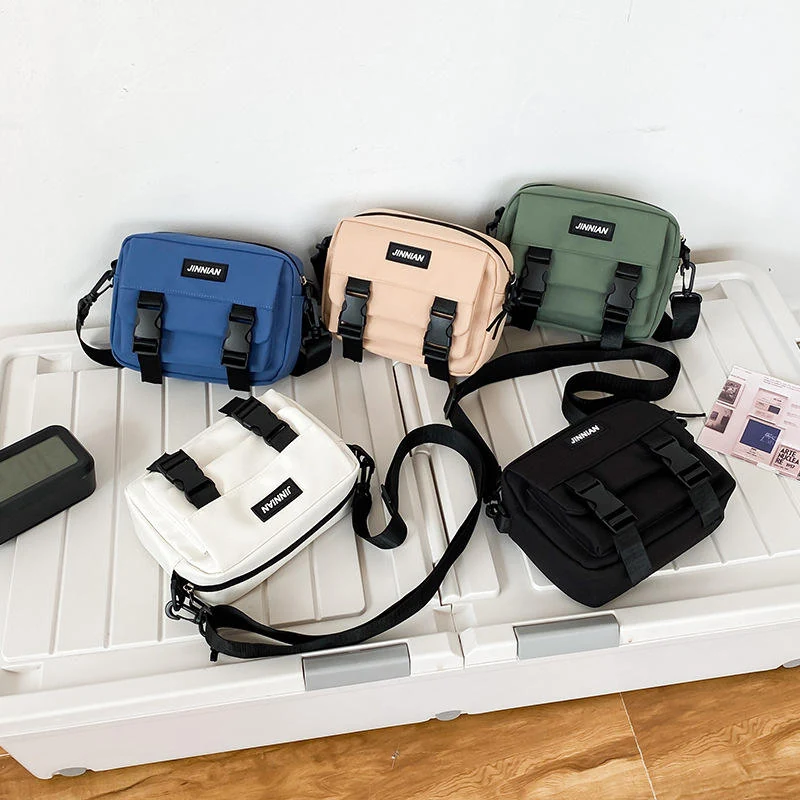 Nylon Student Phone Crossbody Bag with Adjustable Strap product reference image