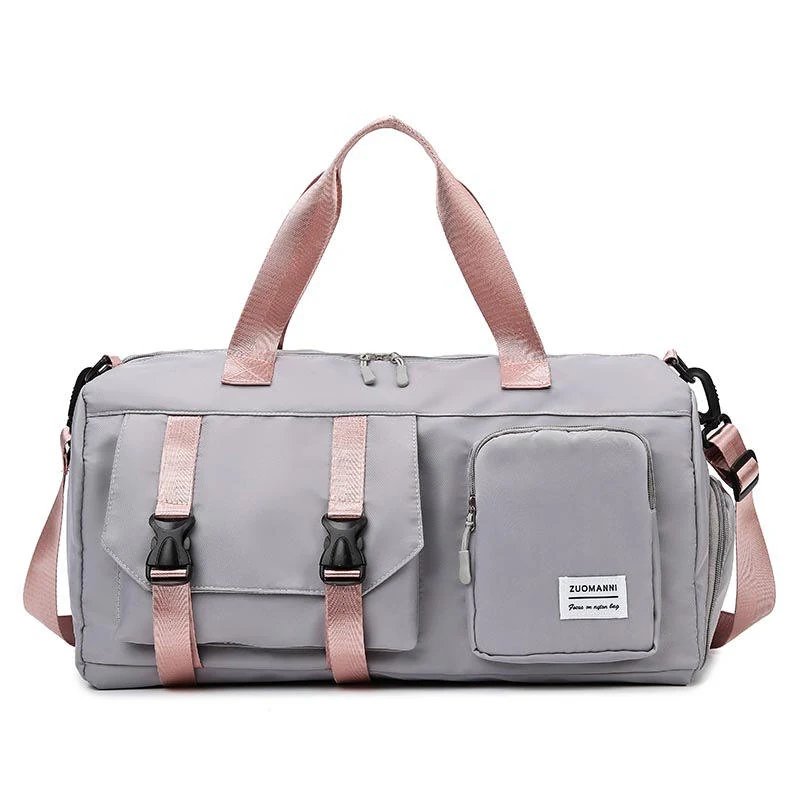 Oxford Wet and Dry Travel Duffel Bag Gray color SKU reference
