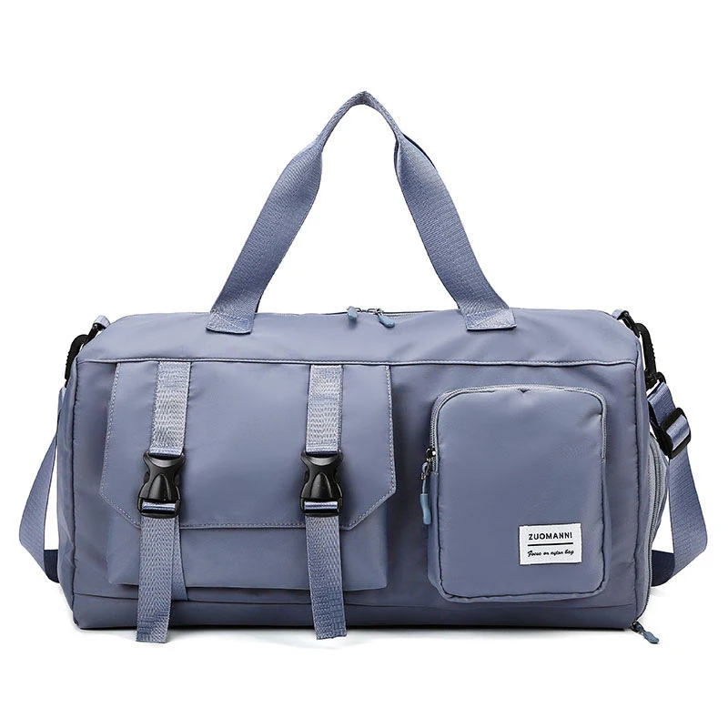 Oxford Wet and Dry Travel Duffel Bag Light blue color SKU reference
