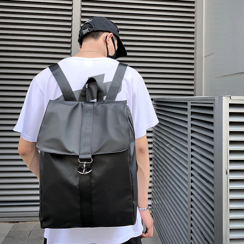 Casual Student Backpack with Letter-Print Styling product reference image