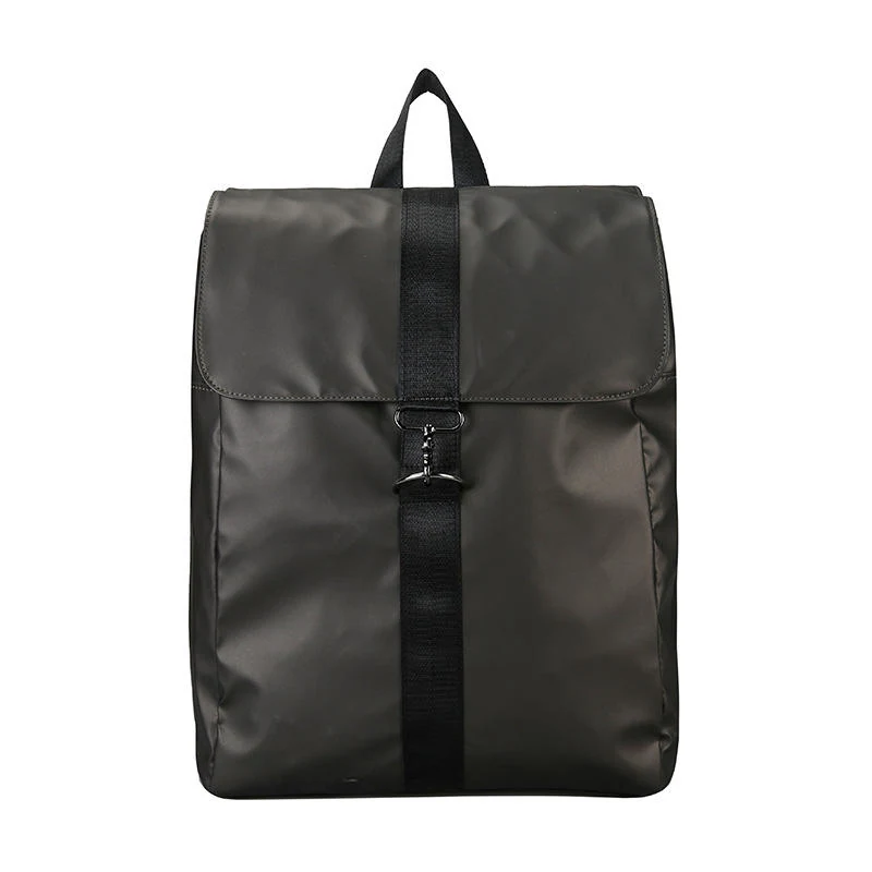 Casual Student Backpack with Letter-Print Styling Gray color SKU reference