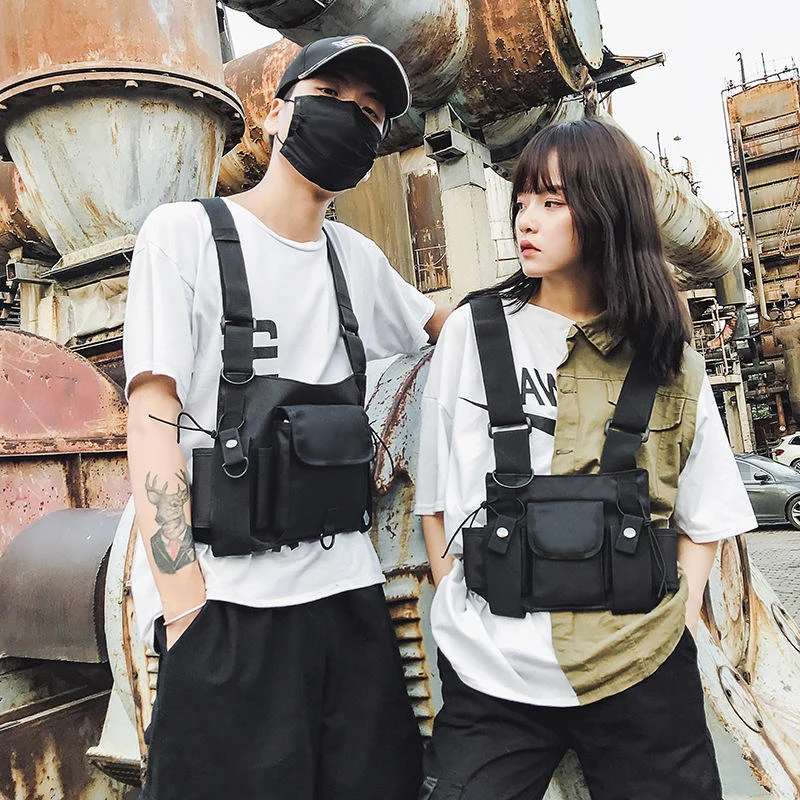 Breathable Nylon Tactical Vest Chest Bag product reference image