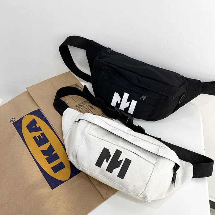 Canvas Multi-Pocket Waist and Chest Bag product reference image